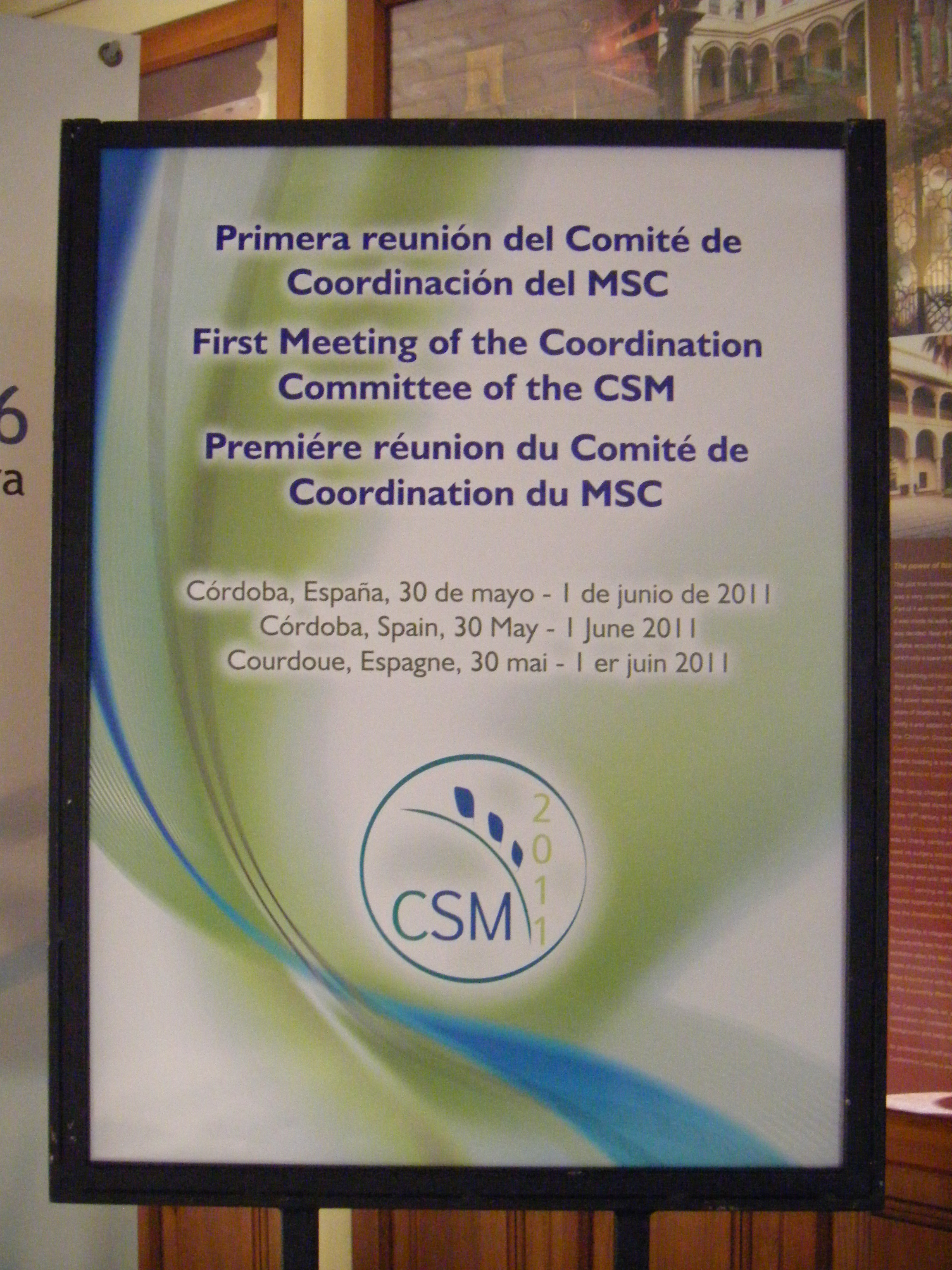 CSM Welcome Sign