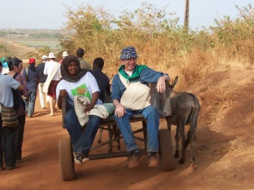 John Kinsman donkey cart Mali