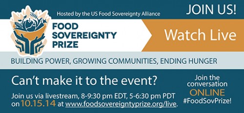 food sovereignty prize