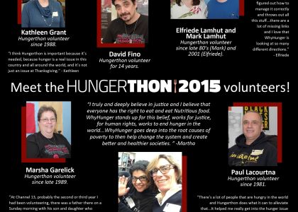 Meet Hungerthon Volunteers!