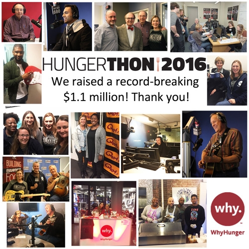 WhyHunger’s Record-Breaking Hungerthon  Raises $1.1 Million to Fight Hunger