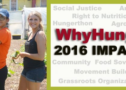 WhyHunger’s 2016 Impacts