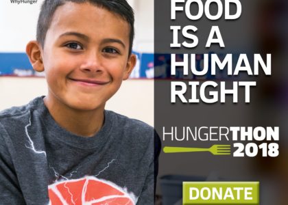 WhyHunger 33rd Hungerthon Campaign Launches Today and You Can Help