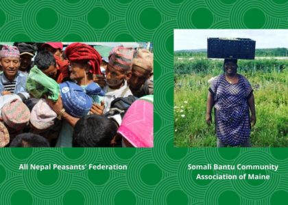Somali Bantu Community Association & All Nepal Peasants’ Federation Receive 12th Annual Food Sovereignty Prize in 2020