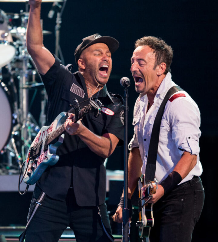 Bruce Springsteen & Tom Morello | photo credit: Michael Zorn