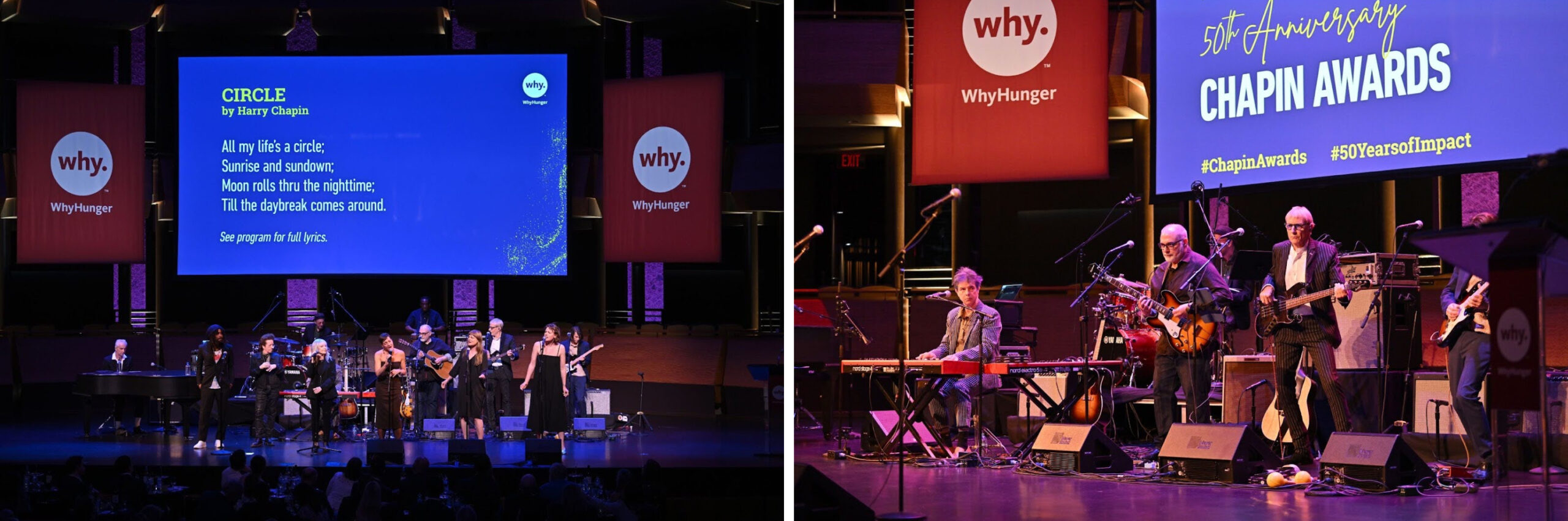 Pat Benatar & Neil Giraldo perform with members of the Chapin family and The Fab Faux, featuring Will Lee, at WhyHunger’s Annual Chapin Awards Gala at Jazz at Lincoln Center’s Frederick P. Rose Hall
Photo Credit: Getty Images for WhyHunger