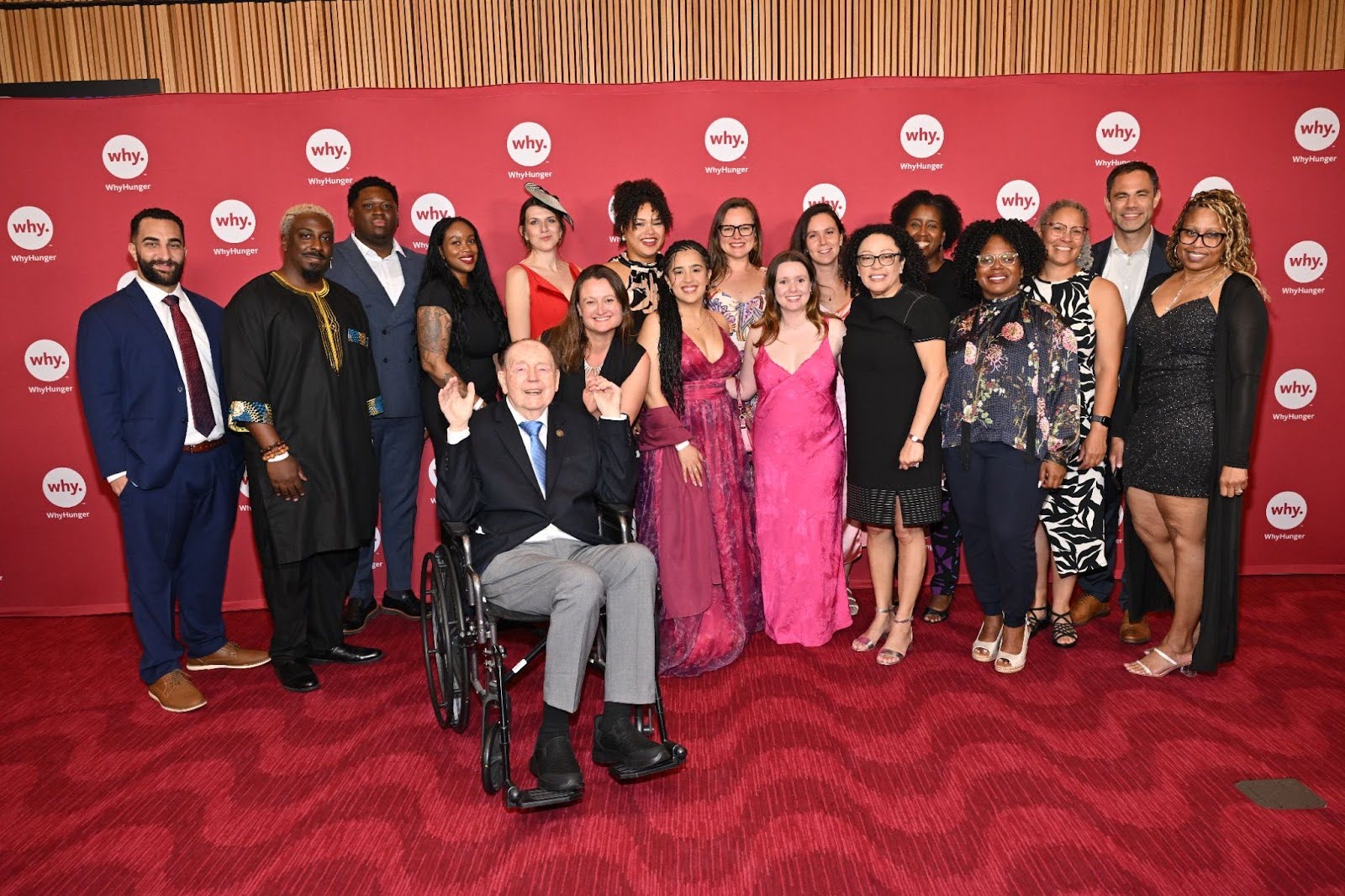 WhyHunger co-founder Bill Ayres and team at WhyHunger’s 50th anniversary celebration at the Chapin Awards Gala at Jazz at Lincoln Center’s Frederick P. Rose Hall
Photo Credit: Getty Images for WhyHunger
