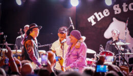 Bruce Springsteen and Little Steven at the Hungerthon Concert