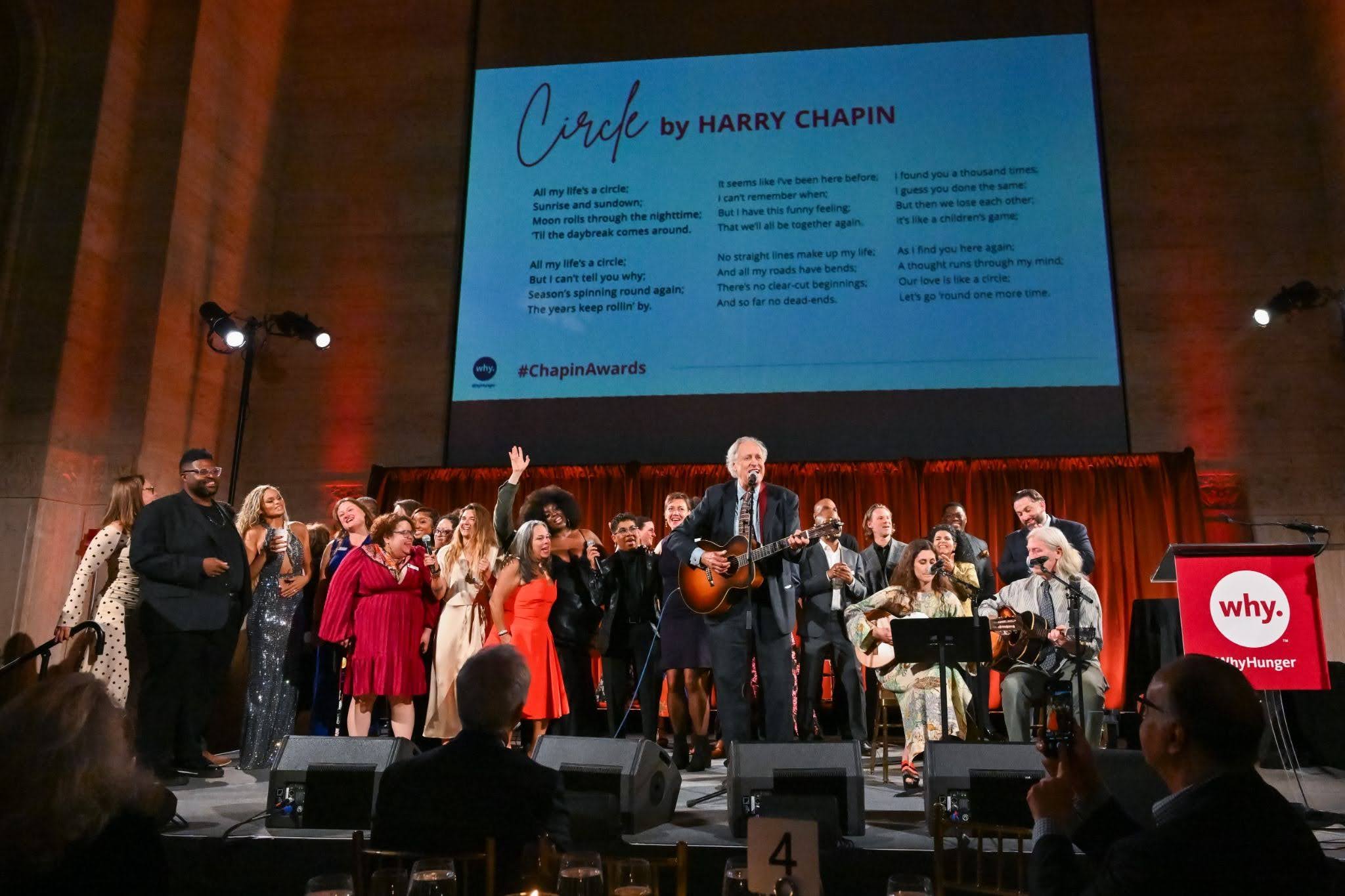 Tom Chapin & WhyHunger (Credit: Diane Bondareff)