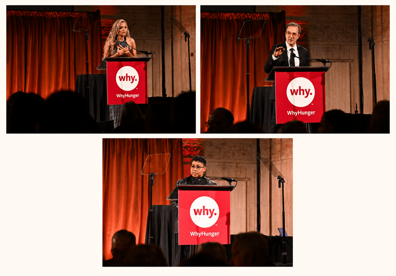 Top: Jad Abumrad, Andra Day (Credit: Diane Bondareff) 
Bottom: Jenique Jones (Credit: Diane Bondareff)