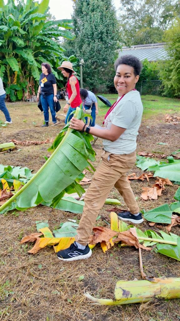 Jenique Jones at Fresh Future Farms in South Carolina